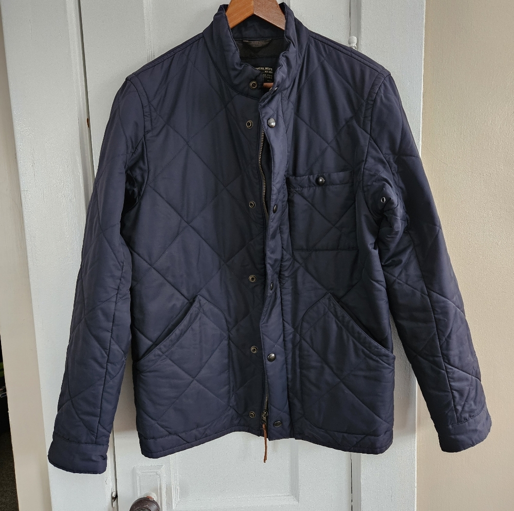 Sussex quilted jacket in Navy